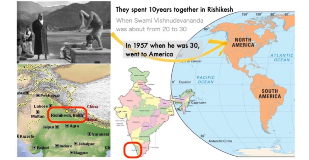 He was born in Kerala and spread yoga throughout the United States