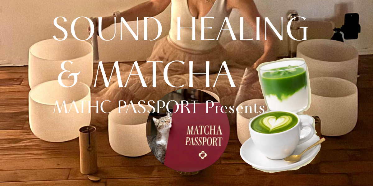 Matcha and yoga event at New York Style YOGA in Shibuya, Tokyo, in collaboration with Matcha Passport from Shimokitazawa